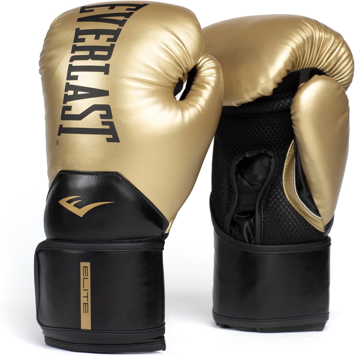 Everlast Elite 2 Boxing Gloves, Pro Training Gloves for Men and Women, Secure Fit Hook and Loop Closure & Ventilation, Heavy Bag & Speedbag Training.