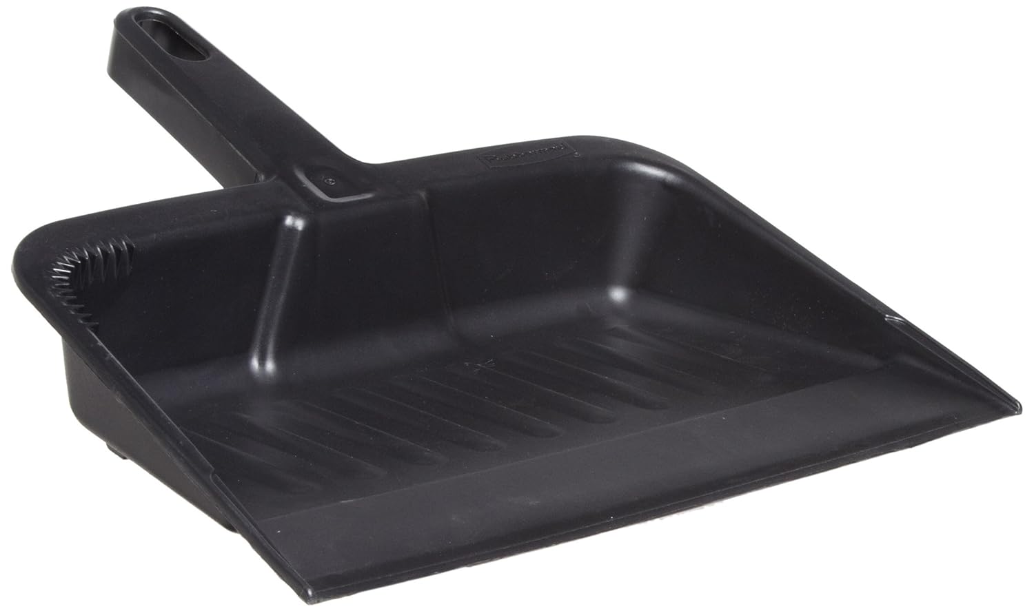 Rubbermaid Commercial Products 12.25, Heavy-Duty Dust Pan, Durable Plastic, Charcoal, Ideal for Industrial/Professional Debris Collection & Home Cleaning