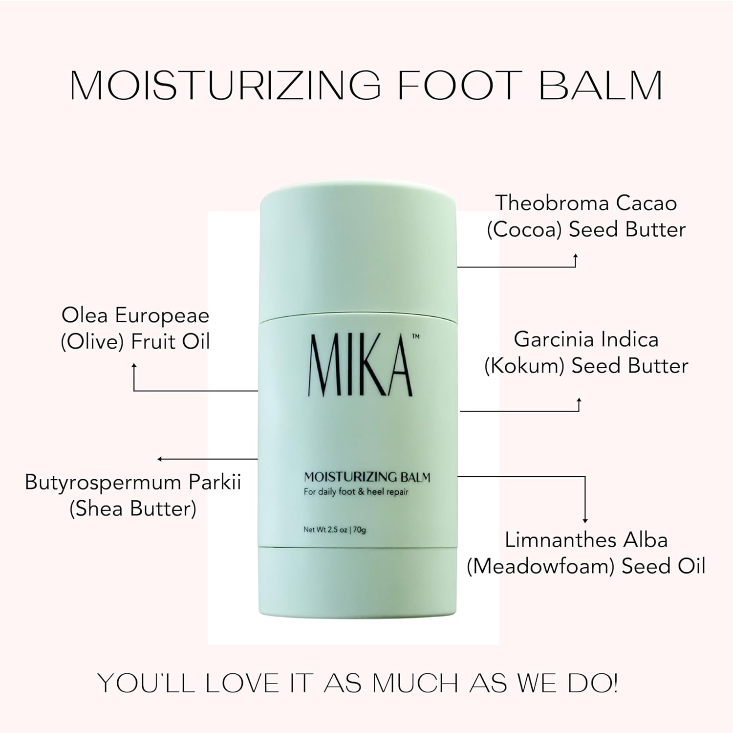 Moisturizing Foot Balm for Dry Cracked Feet, Urea Cream & Foot Moisturizer, Foot Balm Softens & Exfoliates Skin and is Paraben and Phthalate Free