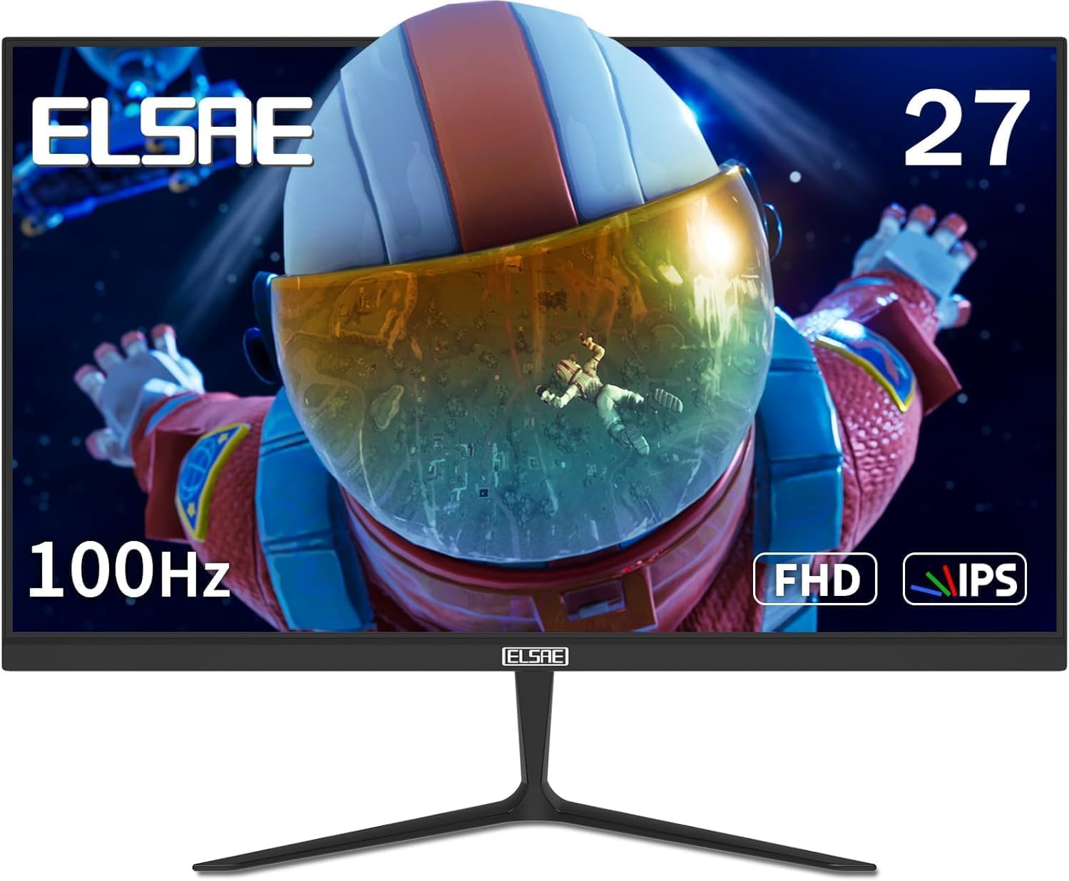 27 inch Full HD 100Hz Gaming Monitor, Zero-Frame IPS Office Computer 1920 x 1080p Monitor with Type-C & HDMI 2.0, FreeSync, Low Blue Light, 129% sRGB, HDR, 300 Nit Brightness, VESA(75x75mm)