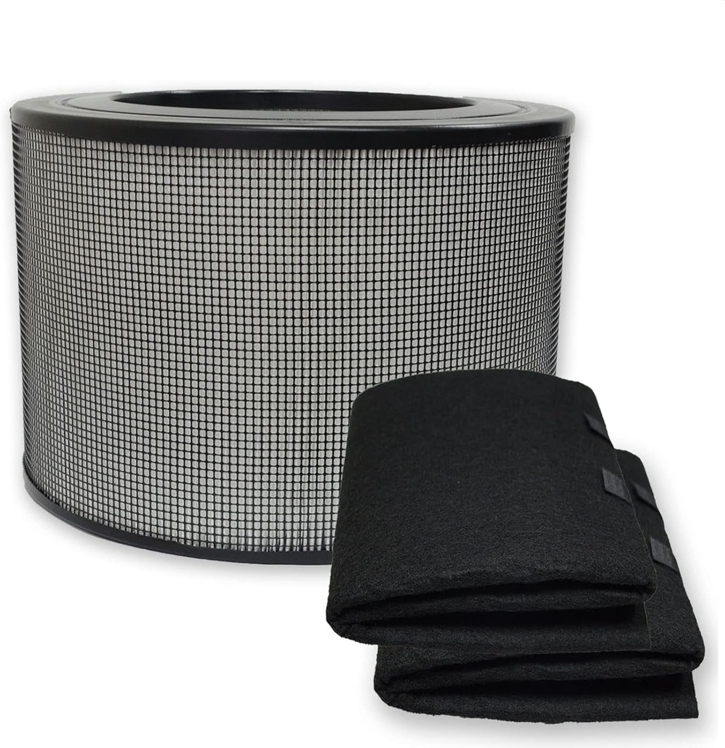 PUREBURG 24000 Replacement True HEPA Filter Kit Compatible with Honeywell 50250-S & Kaz 50255 50255-HD, H13 Activated Carbon Air Clean Dust VOCs