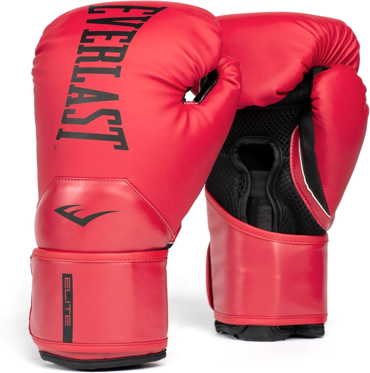 Everlast Elite 2 Boxing Gloves, Pro Training Gloves for Men and Women, Secure Fit Hook and Loop Closure & Ventilation, Heavy Bag & Speedbag Training.