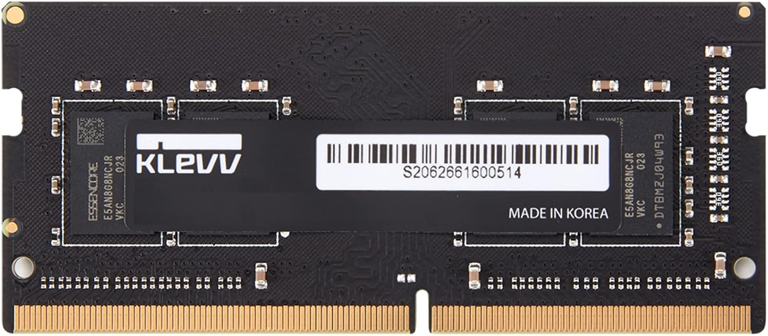 KLEVV DDR4 16GB (1x16GB) 3200MHz CL22 1.2V SODIMM Laptop Ram Memory SK Hynix Chip (KD4AGSA80-32N220A)