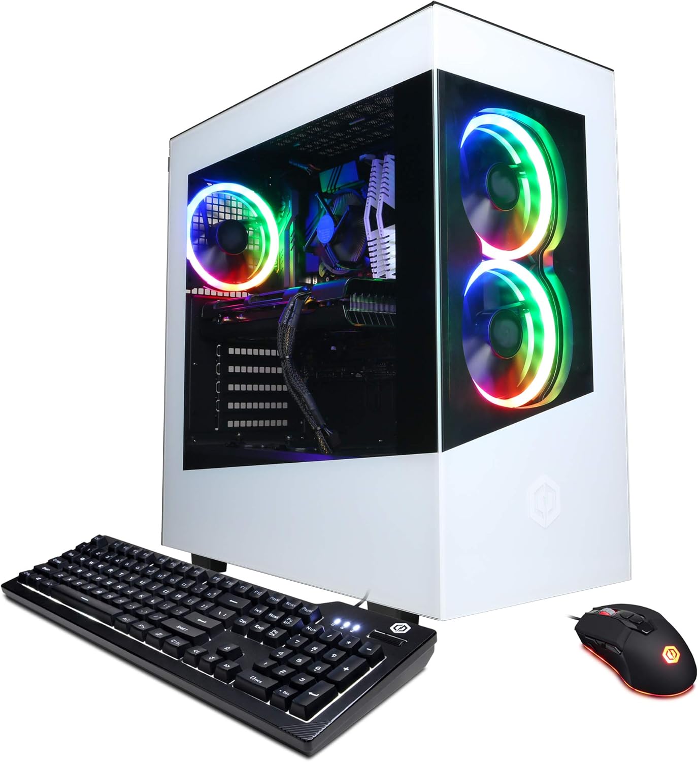 CyberpowerPC Gamer Xtreme Gaming PC, Intel Core i5-10400F 2.9GHz, 16GB DDR4, GeForce RTX 3060 12GB, 500GB NVMe SSD, WiFi Ready & Win 10 Home (GXiVR8480A7)