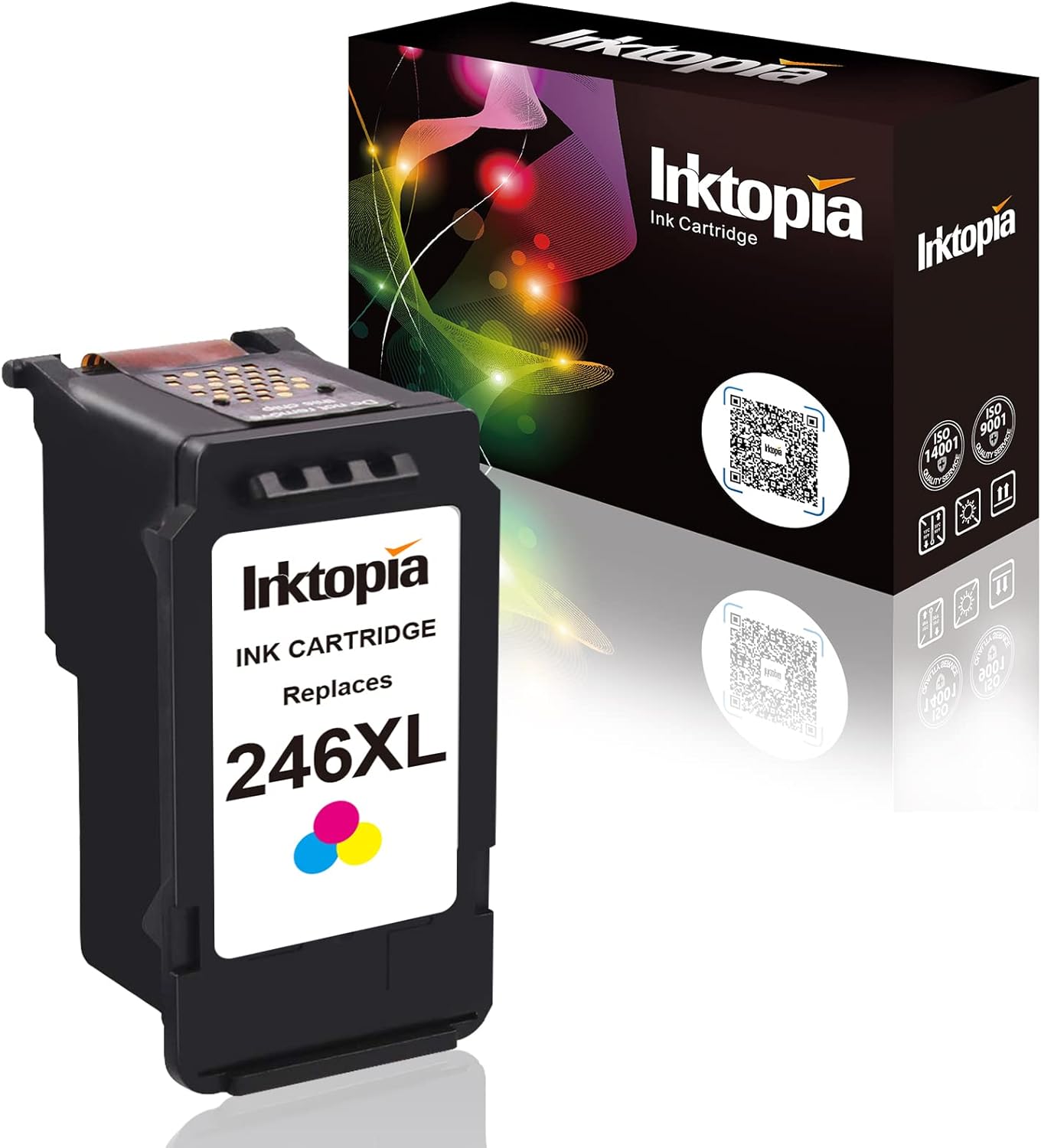 Inktopia Compatible Ink Cartridge Replacement for Canon 246XL CL 246 XL Cl-246Xl CL-244 (1 Color) for Canon PIXMA MG2520 MG2920 MG2922 MG2420 MG2522 MG2525 MG3020 MG2555 MX490 MX492 Printer