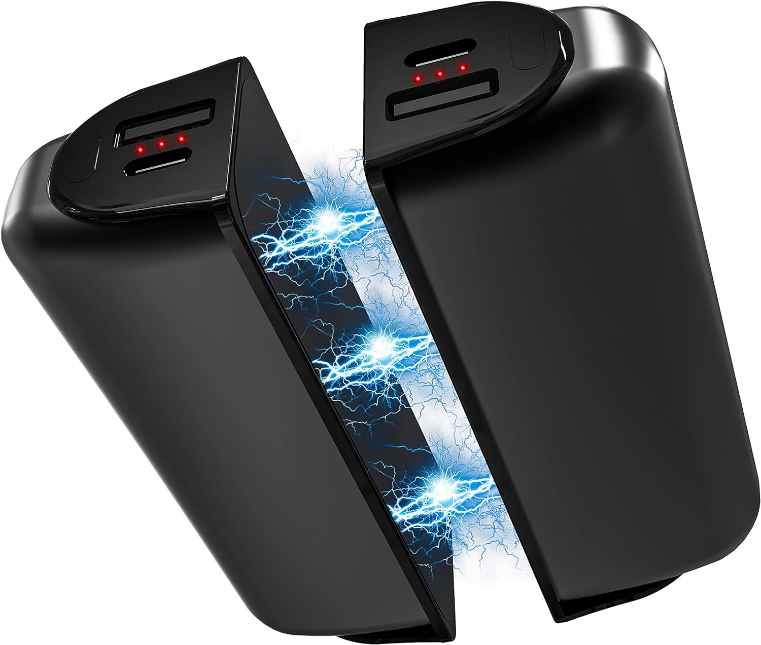 Hand Warmers Rechargeable 2 Pack,10000mAh Split-Magnetic Electric AI Handwarmer Power Bank,3 Levels, Camping,Hunting in Winter