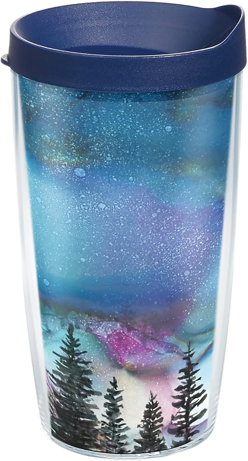 Tervis Inkreel The Heavens Made in USA Double Walled Insulated Tumbler Travel Cup Keeps Drinks Cold & Hot, 16oz, Classic