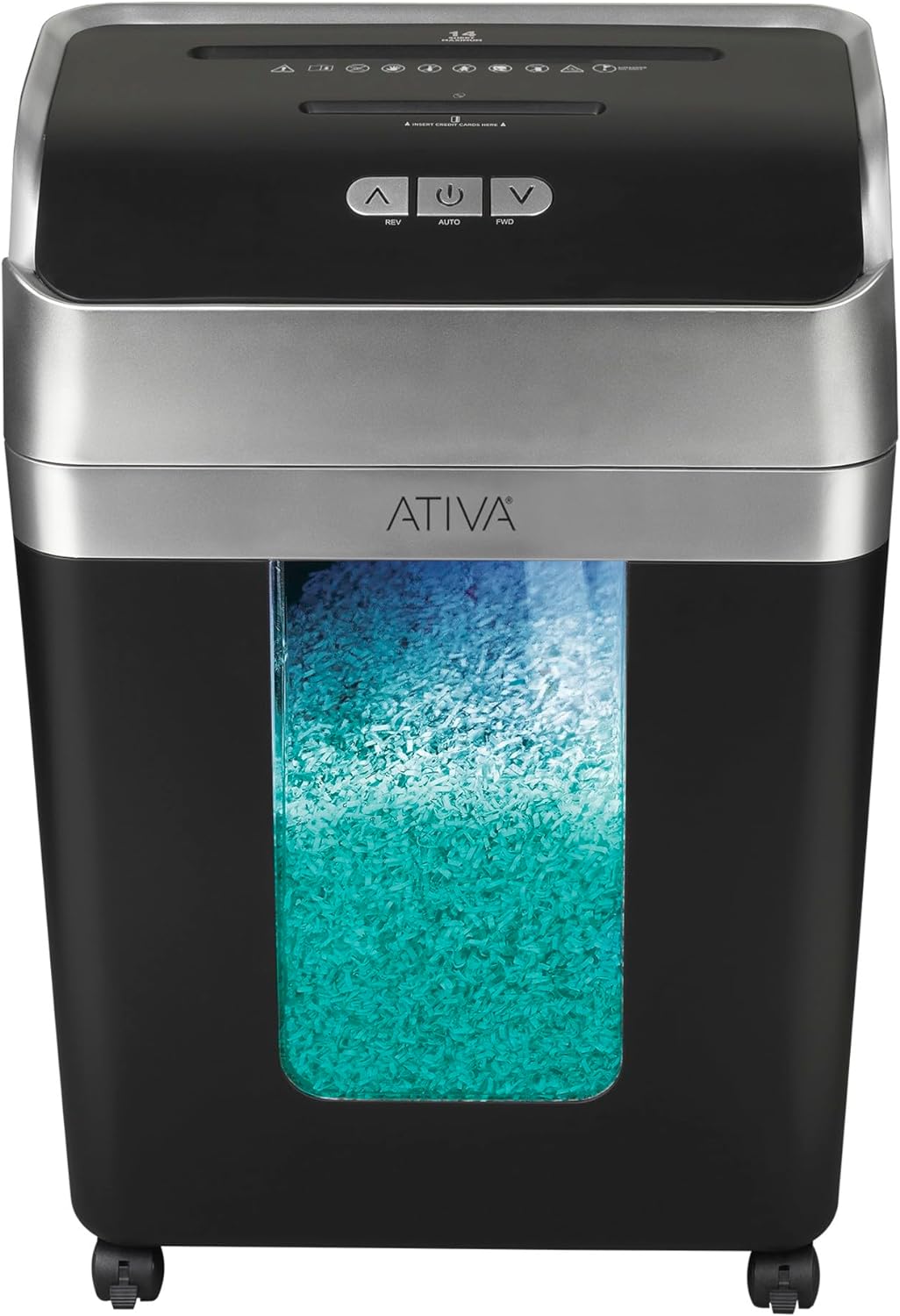 Ativa® 14-Sheet Super Micro-Cut Shredder, A14SMC19