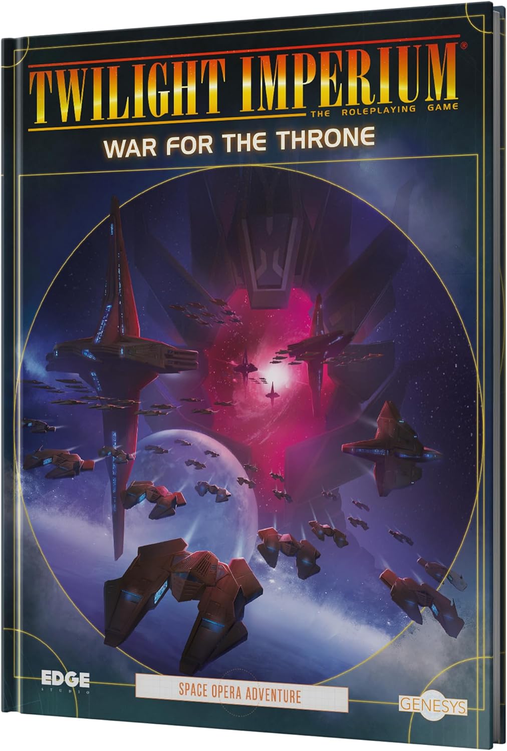 Genesys Roleplaying Game War for The Throne SOURCEBOOK – Save The Galaxy in an Epic Space Adventure! Fantasy Game for Kids & Adults, Ages 14+, 2-8 Players, 1+ Hour Playtime, Made by EDGE Studio