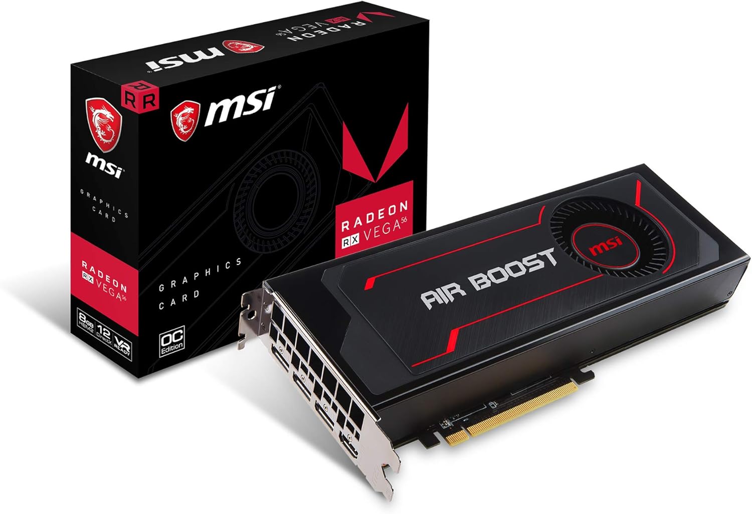 MSI Radeon RX Vega 56 Air Boost, G OC Graphics Board vd6516