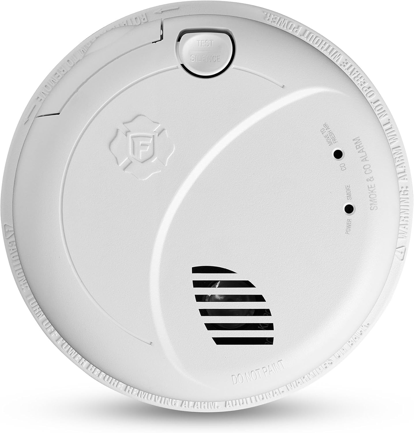 First Alert SMCO100V-AC, Interconnect Hardwire Combination Smoke & Carbon Monoxide Alarm with Battery Backup and Voice & Location Alerts, 1-Pack