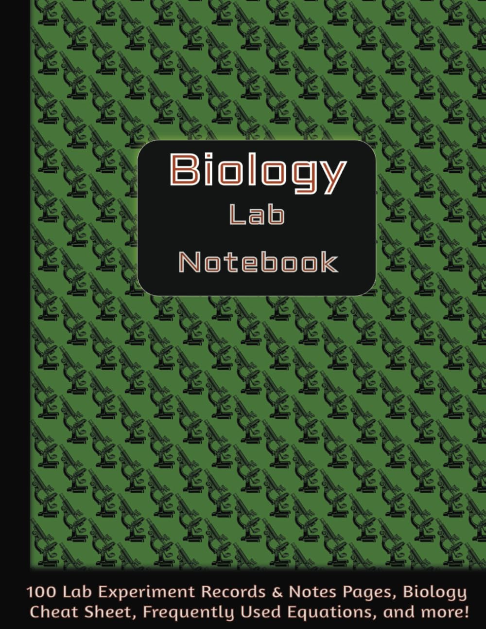 Biology Lab Notebook: for school laboratory experiments, and practice with microscopes and science lab tools