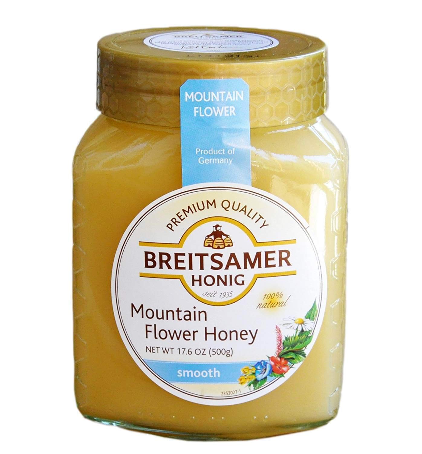 Breitsamer, Creamy Mountain Flower Honey, 17.6 Ounce