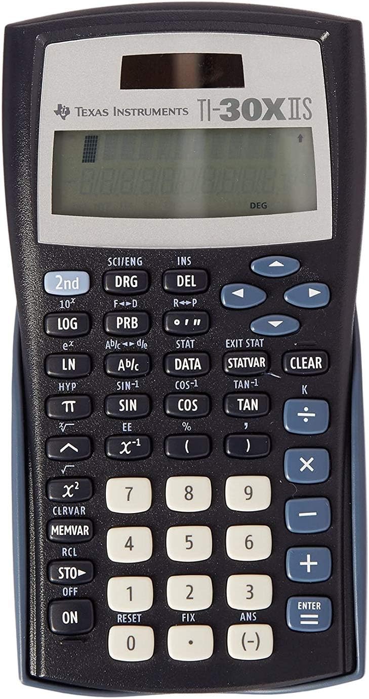 Texas Instruments TI-30XIIS Scientific Calculator – Teacher Kit (10 Pack) – New, Black, Blue