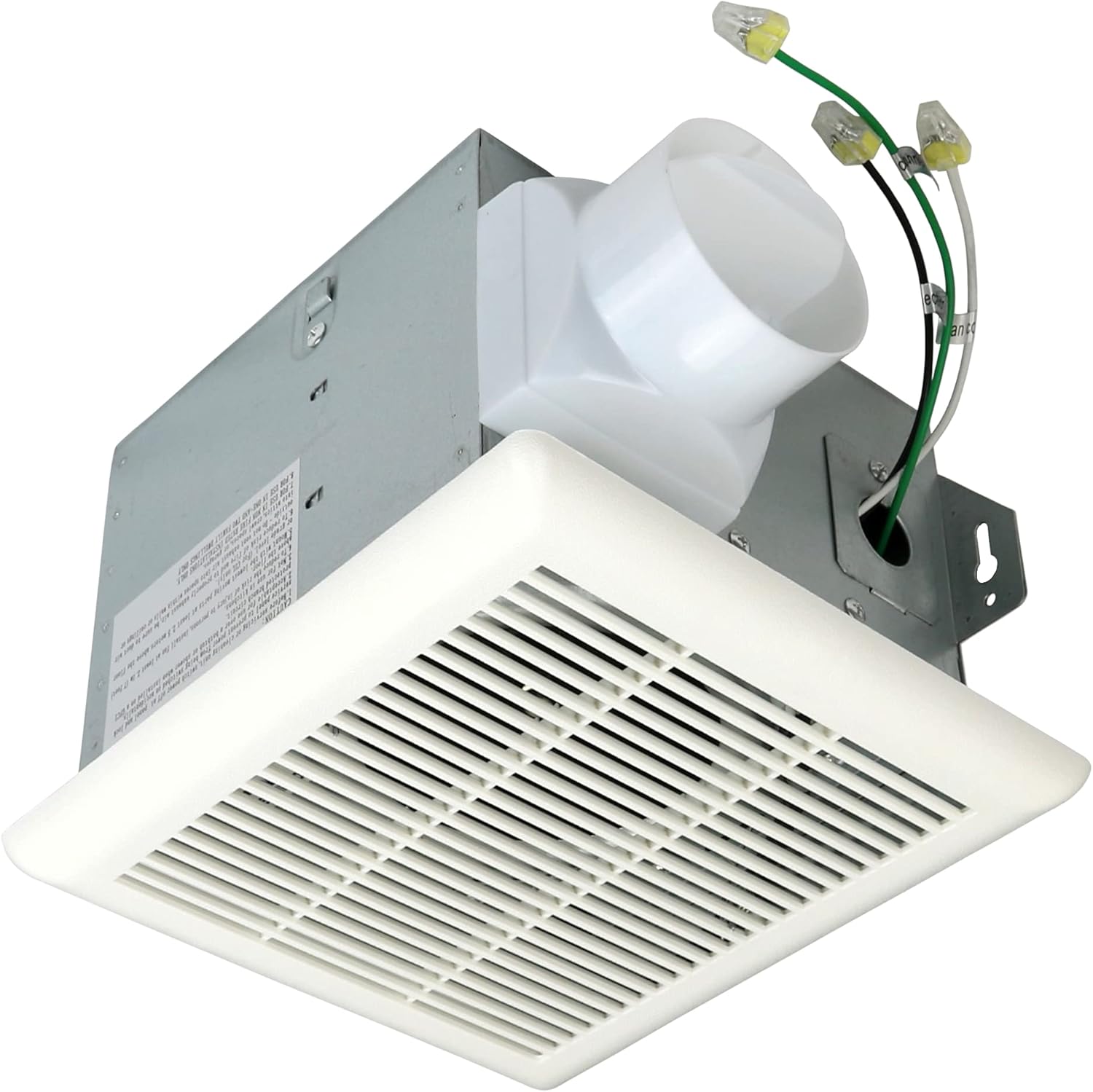 Very Quiet Bathroom Exhaust Ventilation Fan 70 CFM, 2.0 Sone, 3-Inch Duct