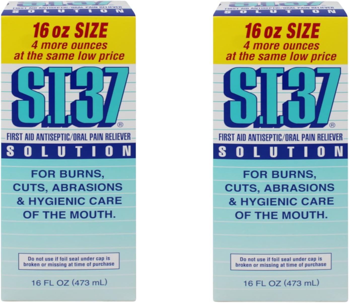 ST 37 First Aid Antiseptic Solution, 16 Oz. (Pack of 2)