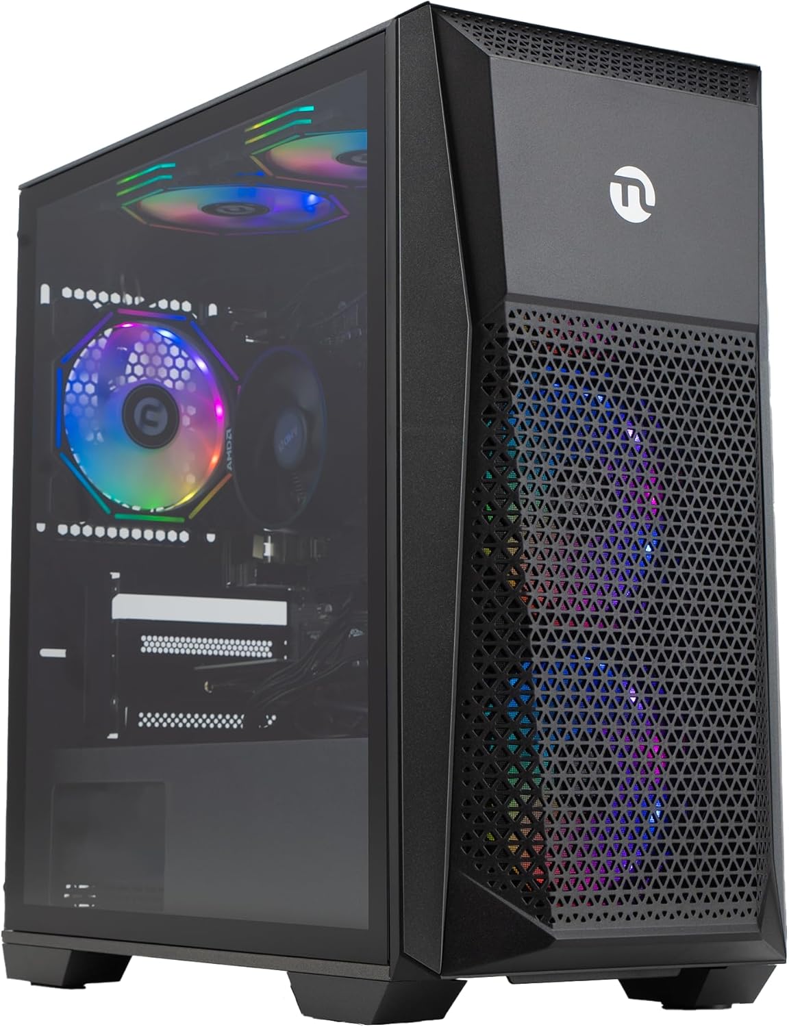 Soul Gaming PC Desktop,AMD Ryzen 7 5700G 8 core 3.8GHz(up to 4.6GHz),AMD Radeon Vega Graphics,16GB DDR4 RAM 3200MHz,1TB NVME SSD,650W PSU,11AC Wi-Fi, Windows 11 Home 64-bit.