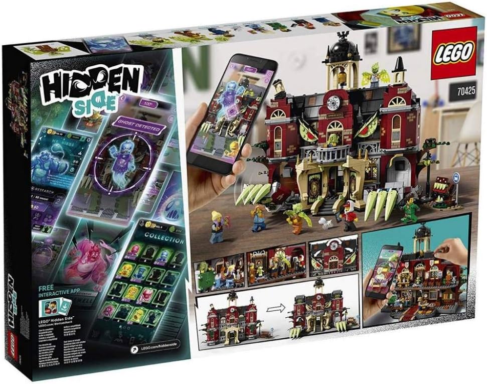 LEGO Hidden Side Newbury Haunted High School 70425 Building Kit, School Playset for 9+ Year Old Boys and Girls, Interactive Augmented Reality Playset (1,474 Pieces)