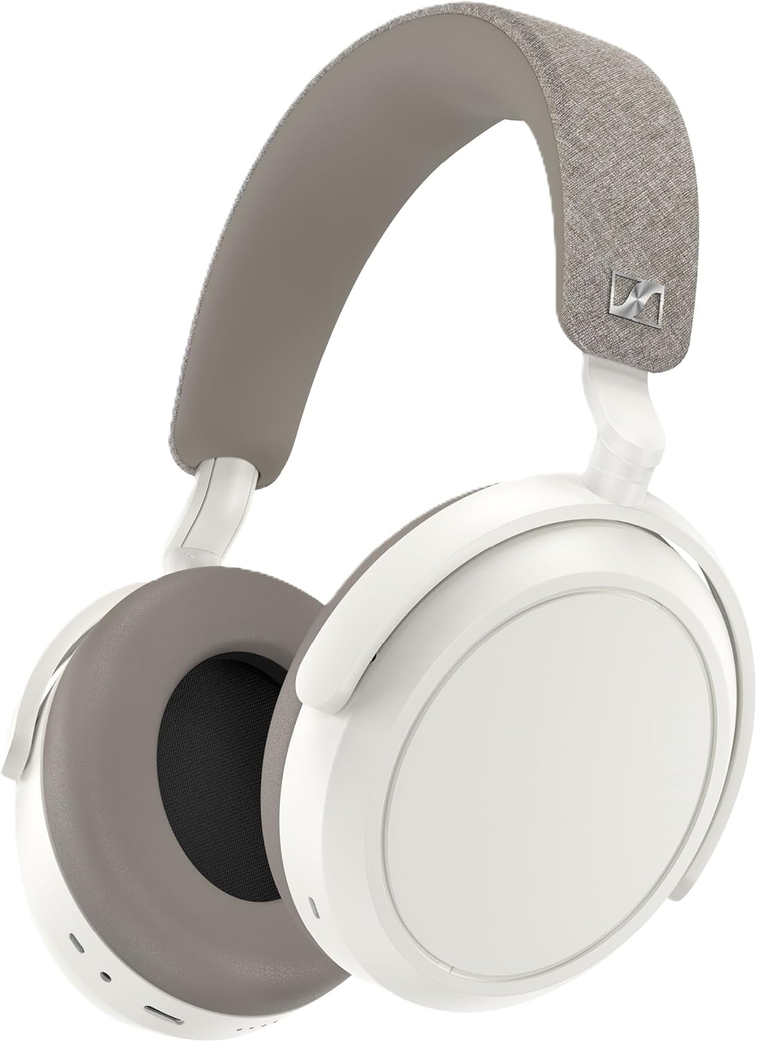 Sennheiser Consumer Audio Momentum 4 Wireless Headphones – Bluetooth Headset for Crystal-Clear Calls with Adaptive Noise Cancellation, 60h Battery Life, Customizable Sound – White )