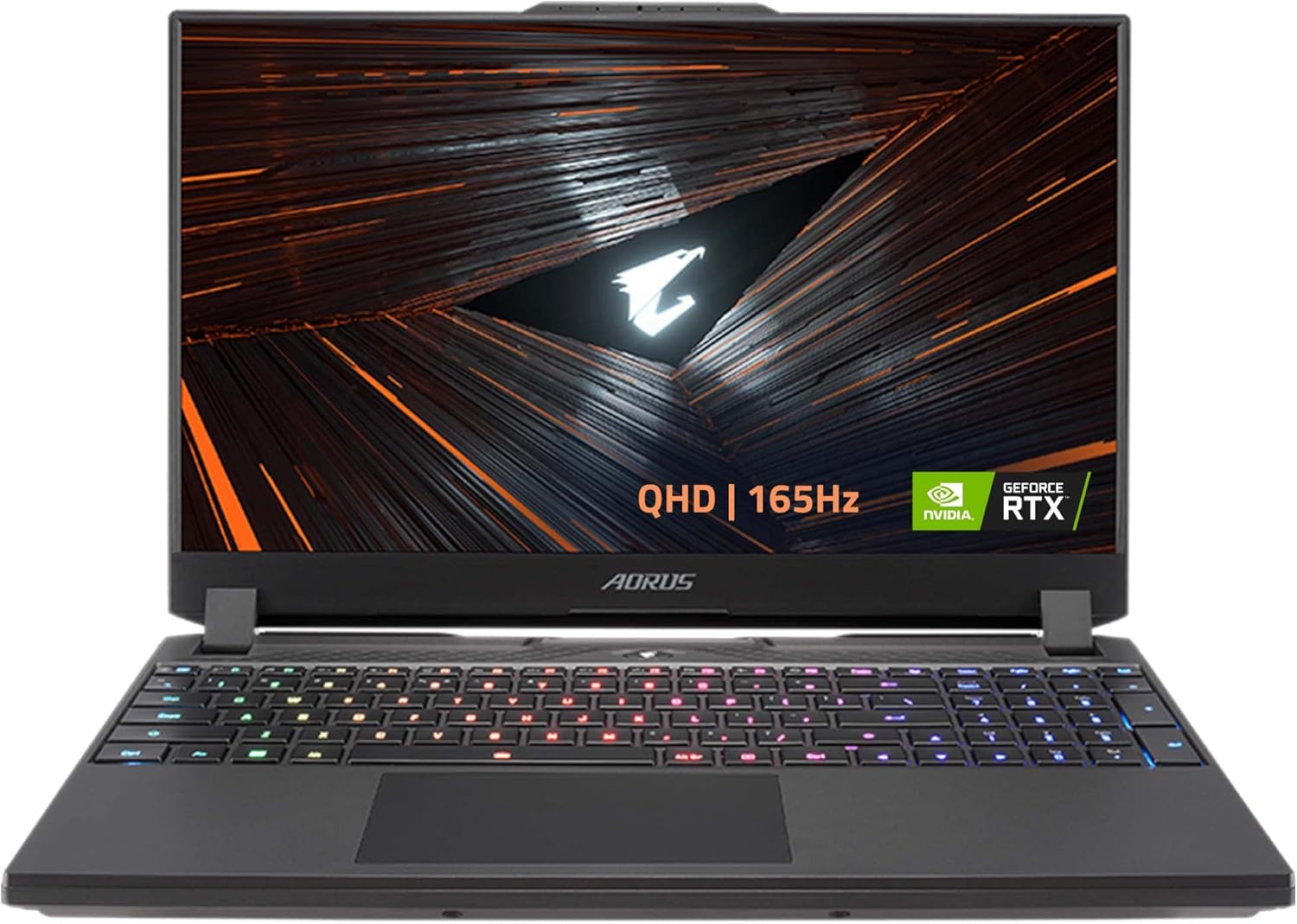 GIGABYTE AORUS 15 XE5: 15.6″ QHD 2560×1440 IPS-Level Display, Intel Core i7-12700H, NVIDIA GeForce RTX 3070 Ti Laptop GPU 8GB GDDR6, 16GB DDR5 RAM, 1TB SSD, Win11 Home (AORUS 15 XE5-73USB34SH)