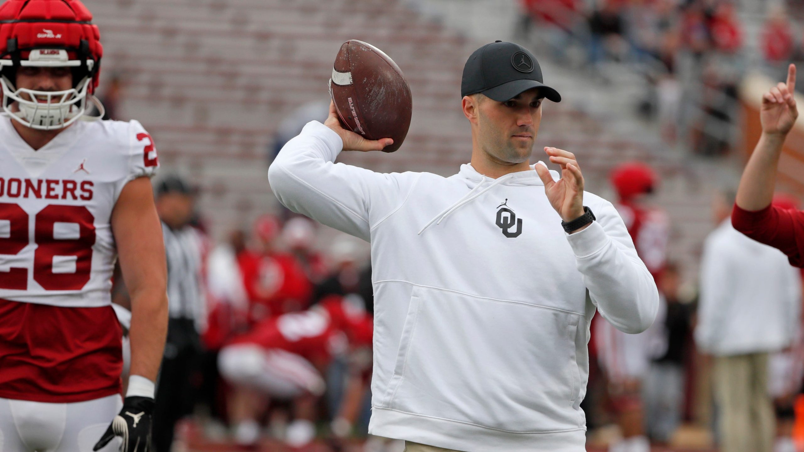 OU football DC Zac Alley addresses rumors about West Virginia job