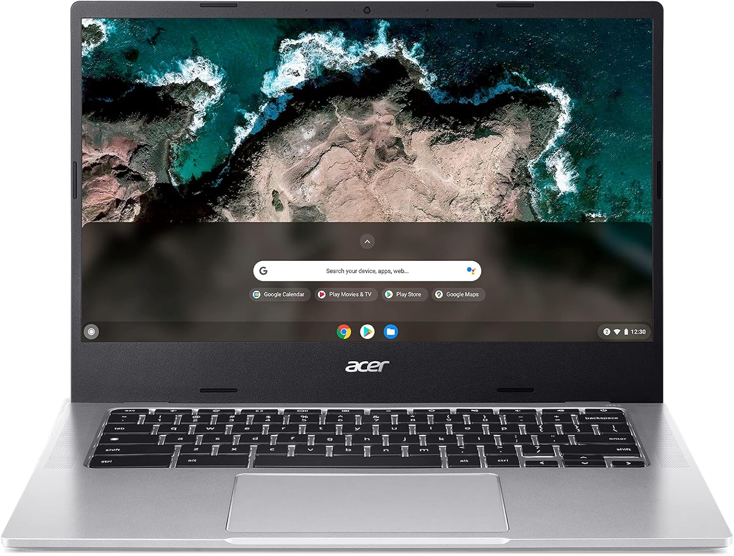 Acer Chromebook 514 | 14″ Full HD Display | MediaTek Kompanio 828 Octa-Core Processor | 4GB RAM | 64GB eMMC | Wi-Fi 6 | Backlit KB | Chrome OS | Up to 15 Hours of Battery Life | CB514-2H-K3E7