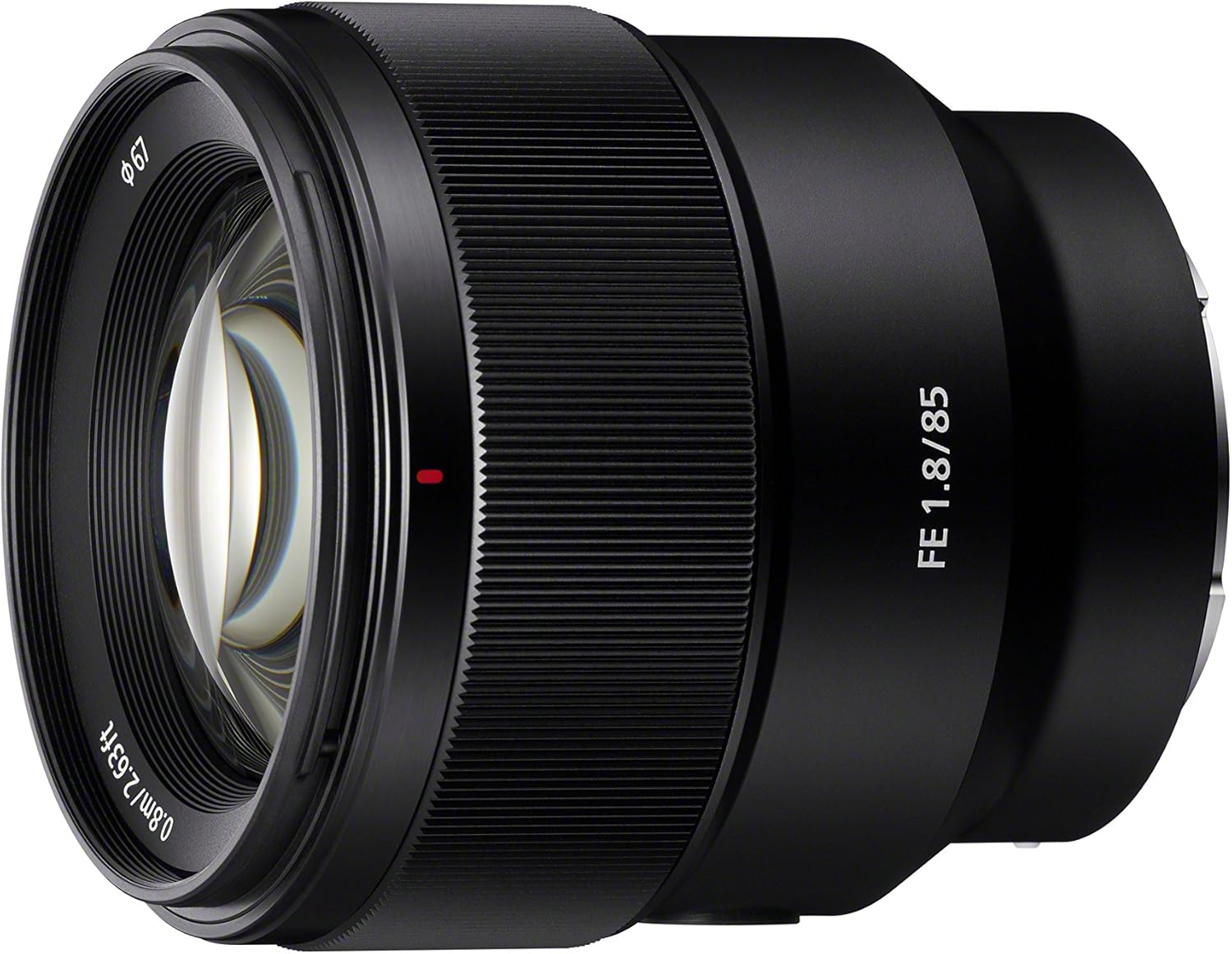 Sony SEL85F18 85mm F/1.8-22 Medium-Telephoto Fixed Prime Camera Lens, Black