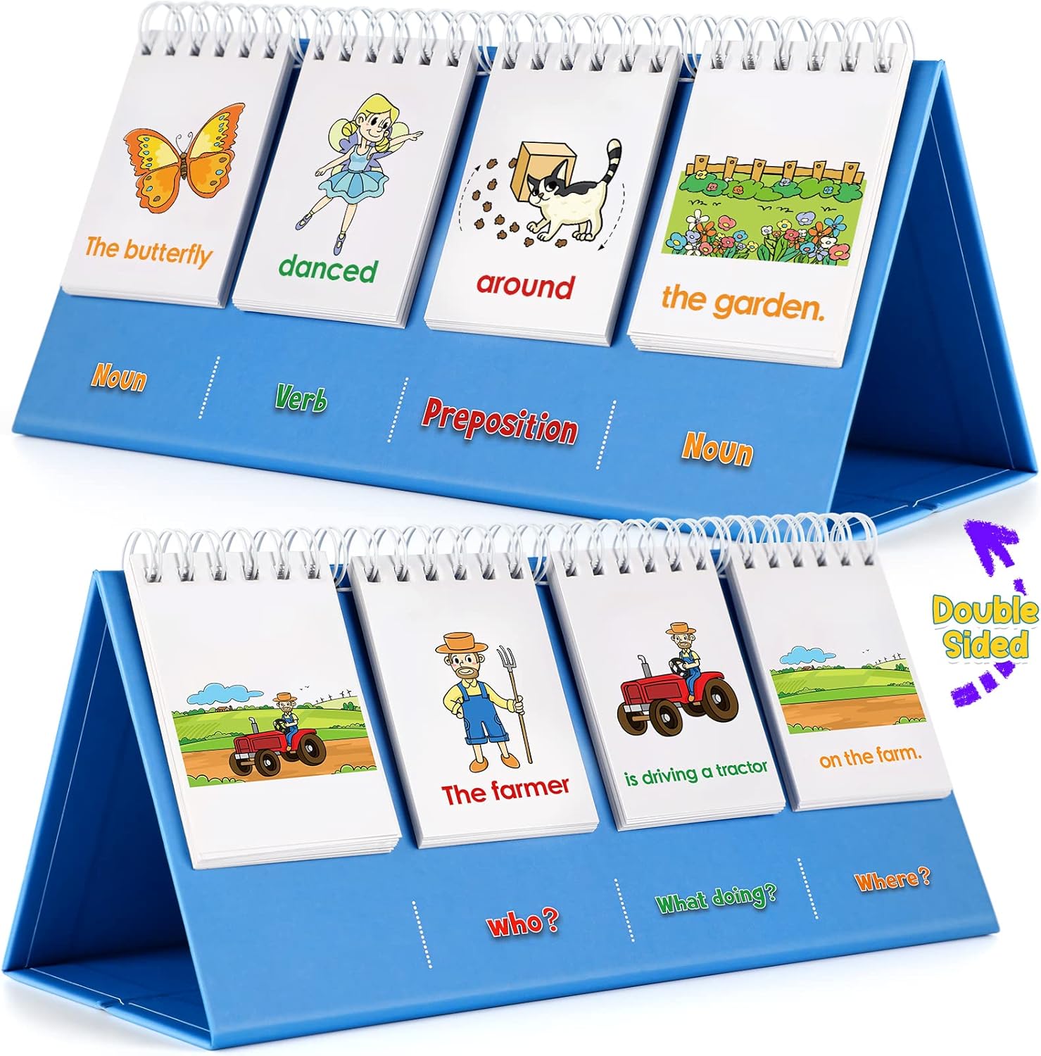 Aizweb Sentence Building for Kids,Speech Therapy Learn to Read for Preschool Kindergarten 1st 2nd Grade Classroom Must Haves,Phonics Reading Learning Games,Special Education for Homeschool Supplies