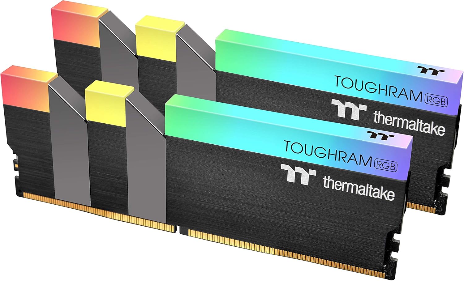 Thermaltake TOUGHRAM RGB DDR4 3600MHz 16GB (8GB x 2) 16.8 Million Color RGB Alexa/Razer Chroma/5V Motherboard Syncable RGB Memory R009D408GX2-3600C18B