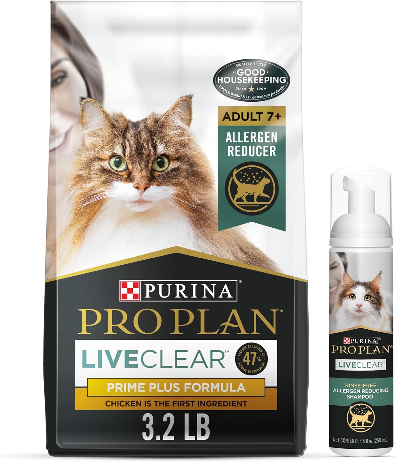 Purina Pro Plan LiveClear with Probiotics Allergen Reducing Adult 7+ Dry Cat Food