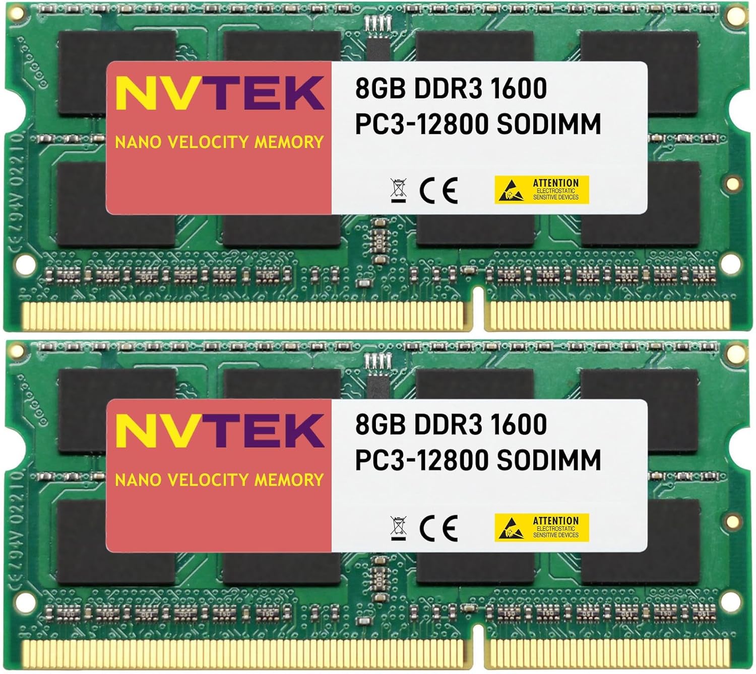 16GB (2X8GB) DDR3 1600MHZ PC3-12800 SODIMM 2Rx8 1.35V 204-PIN Non-ECC Laptop PC Computer Memory KIT