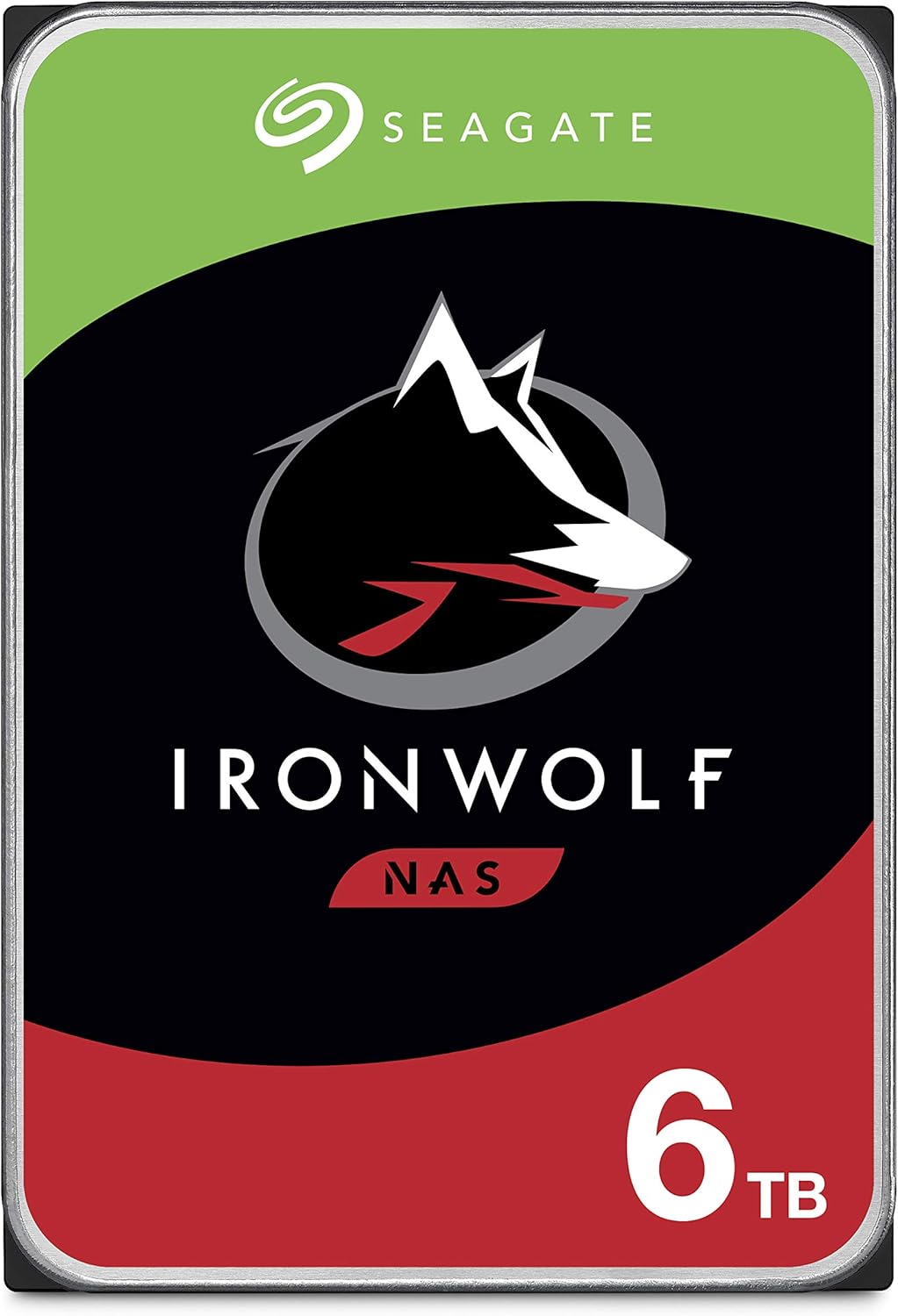 Seagate IronWolf 6TB NAS Internal HDD – CMR 3.5 Inch SATA 6Gb/s 5400 RPM 256MB Cache for RAID Network Attached Storage (ST6000VNZ01/001)