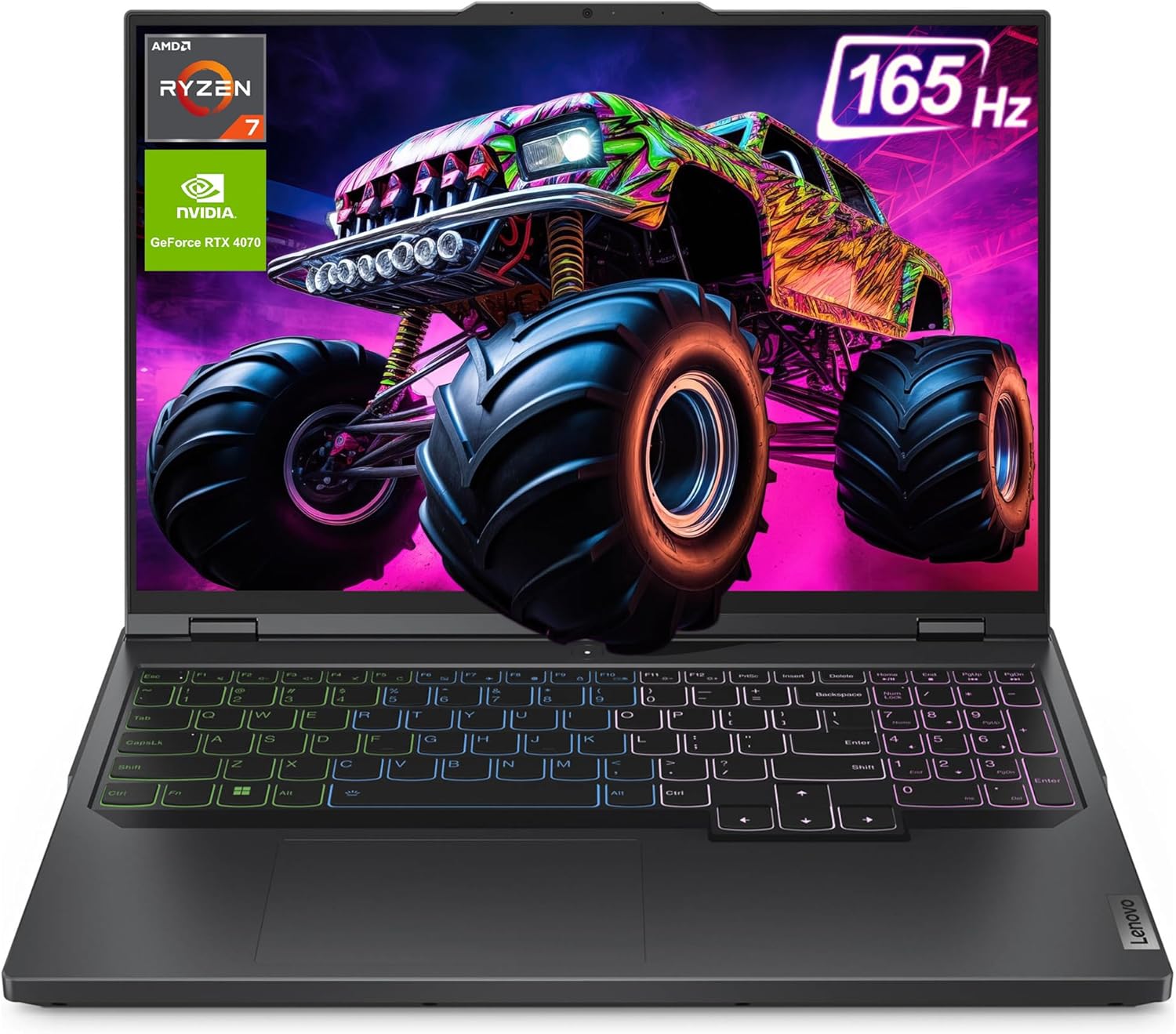 Lenovo Legion Pro 5 Gaming Laptop, AMD Ryzen 7 7745HX, 32 GB DDR5 Ram, 2 TB PCle SSD, 16″ WQXGA (2560×1600), Nvidia Geforce RTX 4070, Windows 11 Home