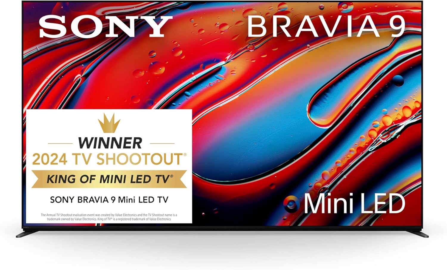 Sony 85 Inch Mini LED QLED 4K Ultra HD TV BRAVIA 9 Smart Google TV with Dolby Vision HDR and Exclusive Features for PlayStation 5 (K-85XR90), 2024 Model