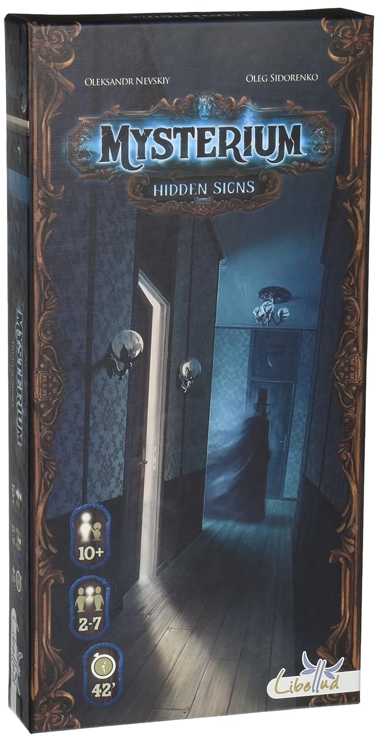 Mysterium Hidden Signs Board Game Expansion – Uncover New Mysteries and Clues in The Award-Winning Cooperative Game for Kids & Adults, Ages 10+, 2-7 Players, 42 Minute Playtime, Made