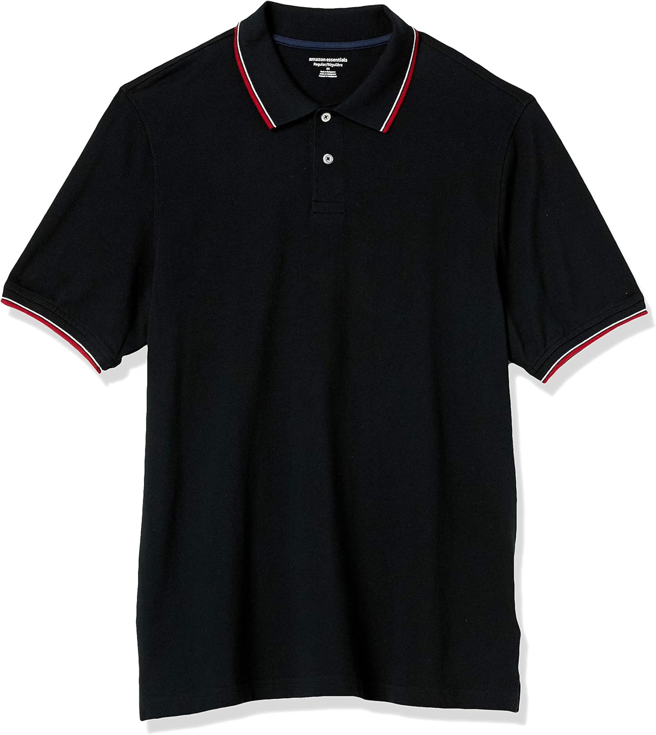 Amazon Essentials Men’s Regular-Fit Cotton Pique Polo Shirt (Available in Big & Tall)