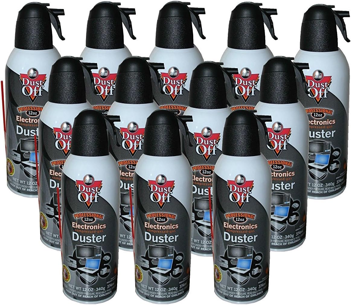 Falcon Dust-Off Compressed Gas Duster 10 oz., 12 Pack