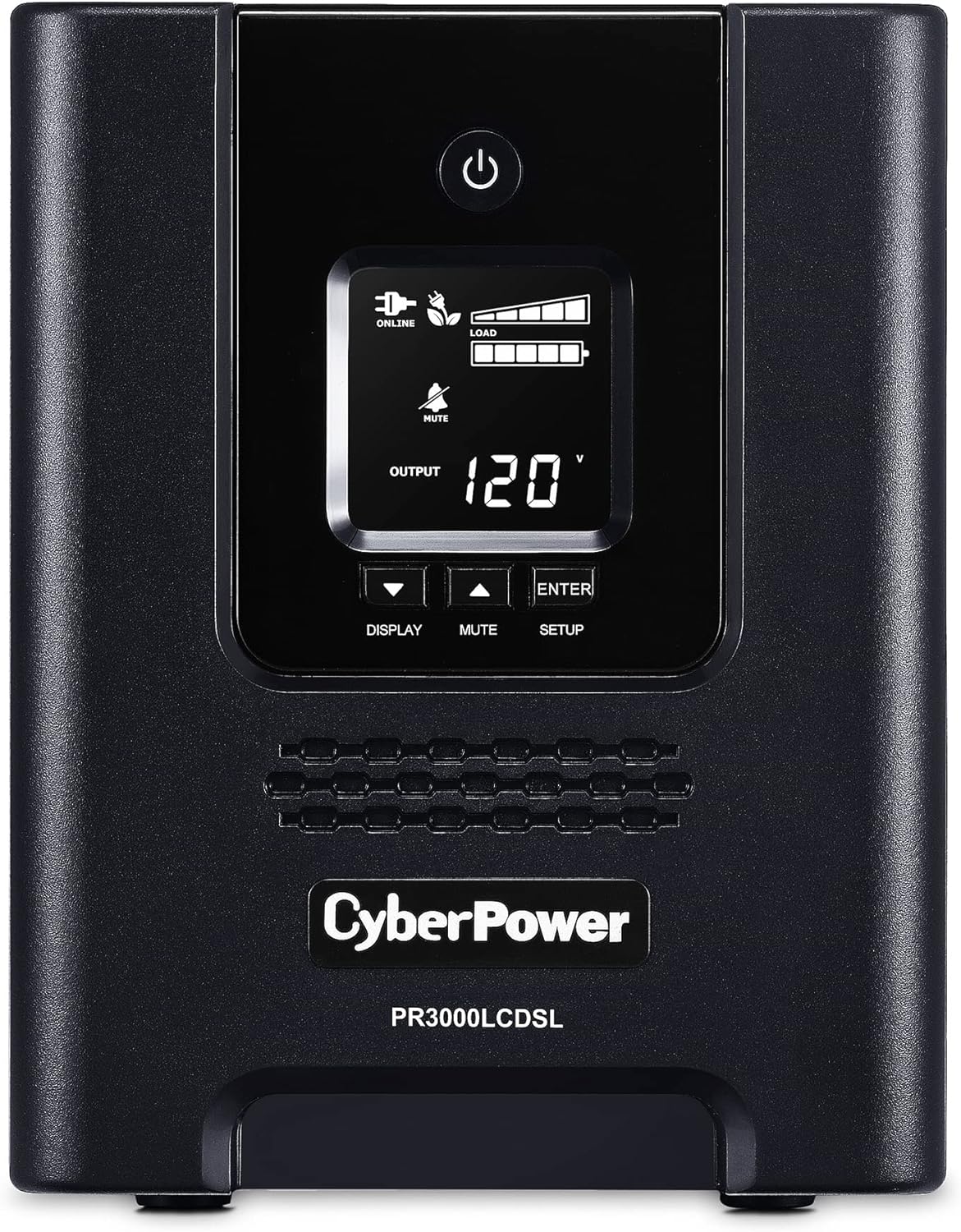 CyberPower PR3000LCDSL Smart App Sinewave UPS System, 3000VA/2700W, 7 Outlets, AVR, Mini-Tower