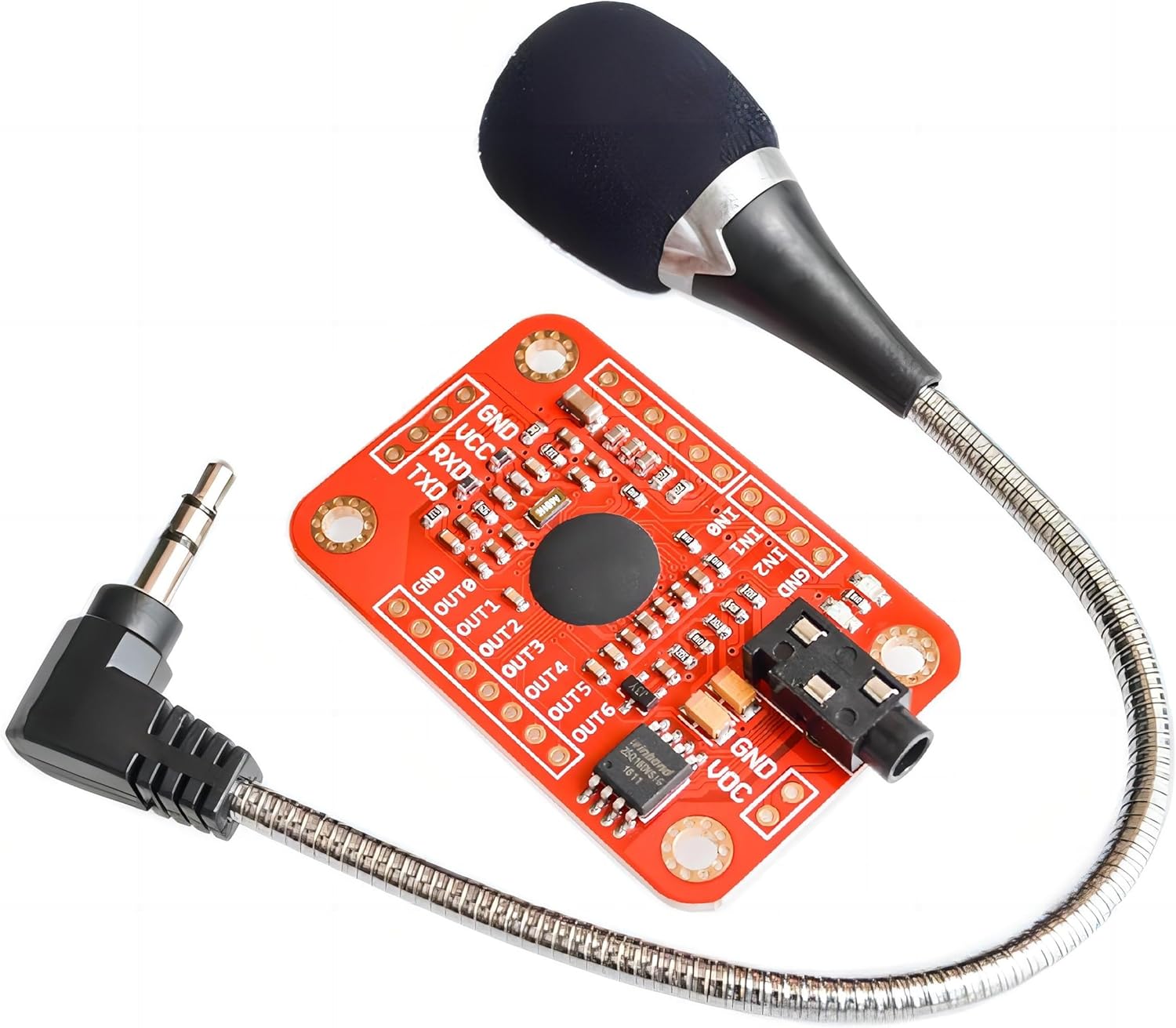 WWZMDiB Speak Recognition, Voice Recognition Module V3, Voice recognitionArduino-Compatible Supports up to 80 Voice Commands