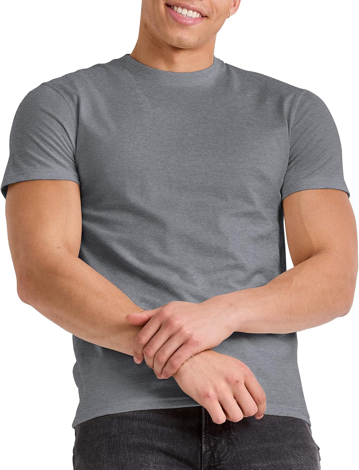 Hanes Men’s Originals Lightweight Tri-Blend Crewneck T-Shirts