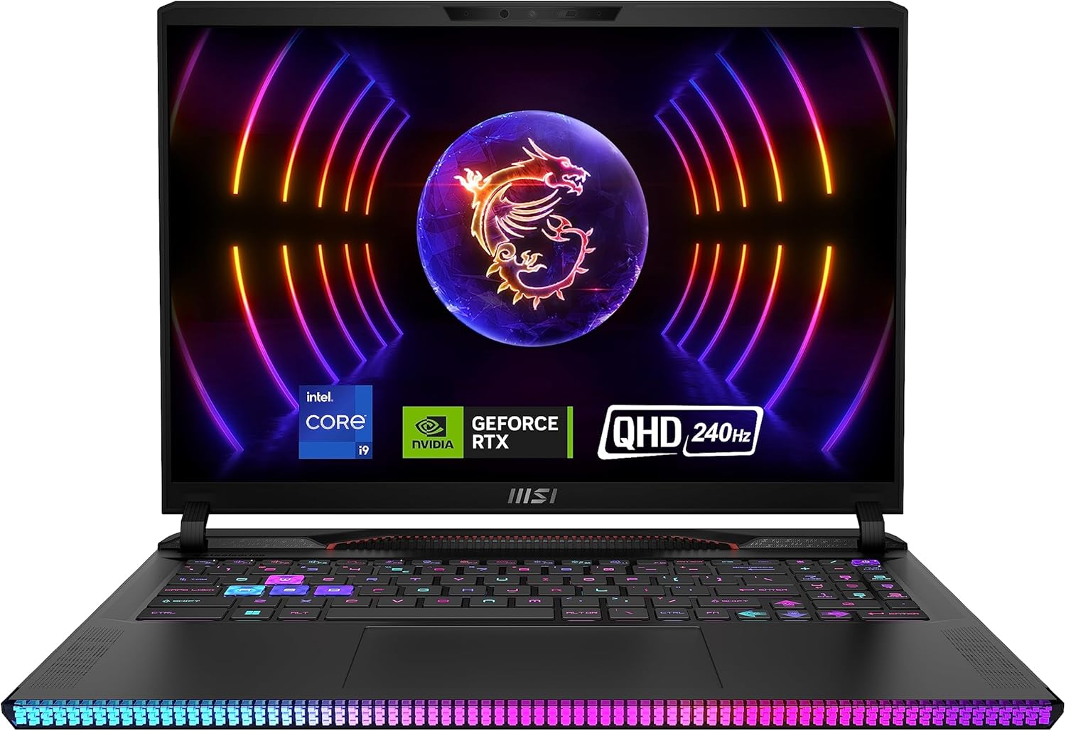 MSI Raider GE78HX 17” 240Hz QHD+ Gaming Laptop: Intel Core i9-13950HX, NVIDIA Geforce RTX 4090, 64GB DDR5, 2TB NVMe SSD, Thunderbolt 4, Cooler Boost 5, Win 11 Pro: Gray 13VI-086US