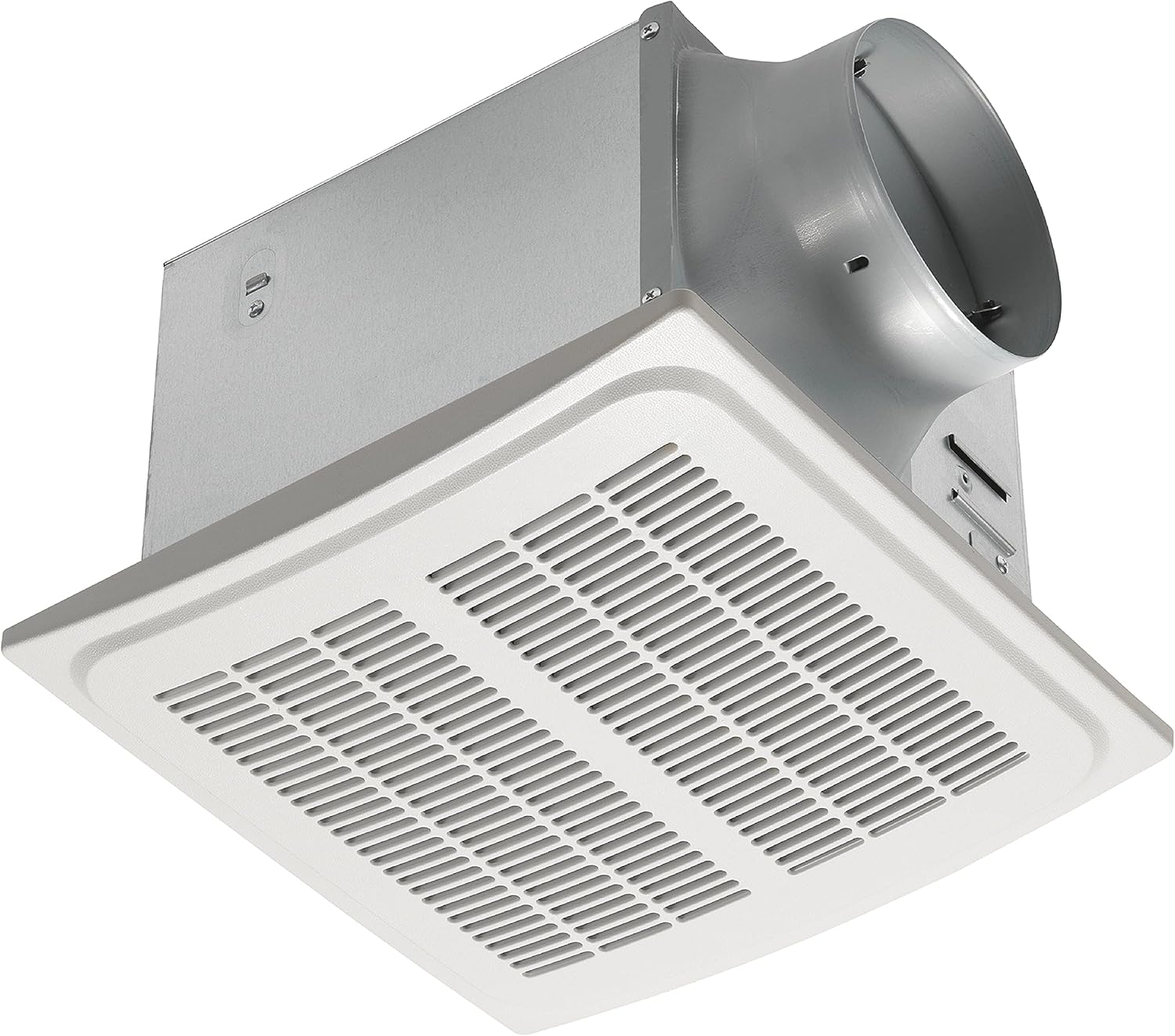 Homewerks 7136-02HW Bathroom Vent Fan with Automatic Humidity Sensor and Powerful Exhaust Ventilation Fan for Large Room 140 CFM Whisper Quiet 1.0 Sone Energy Star