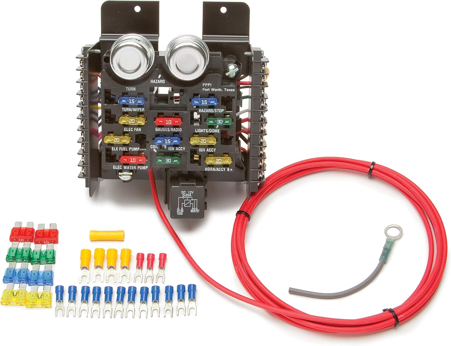 Painless Performance 50101 Race/Pro Street Pre-Wired Fuse Block, 16-Circuits