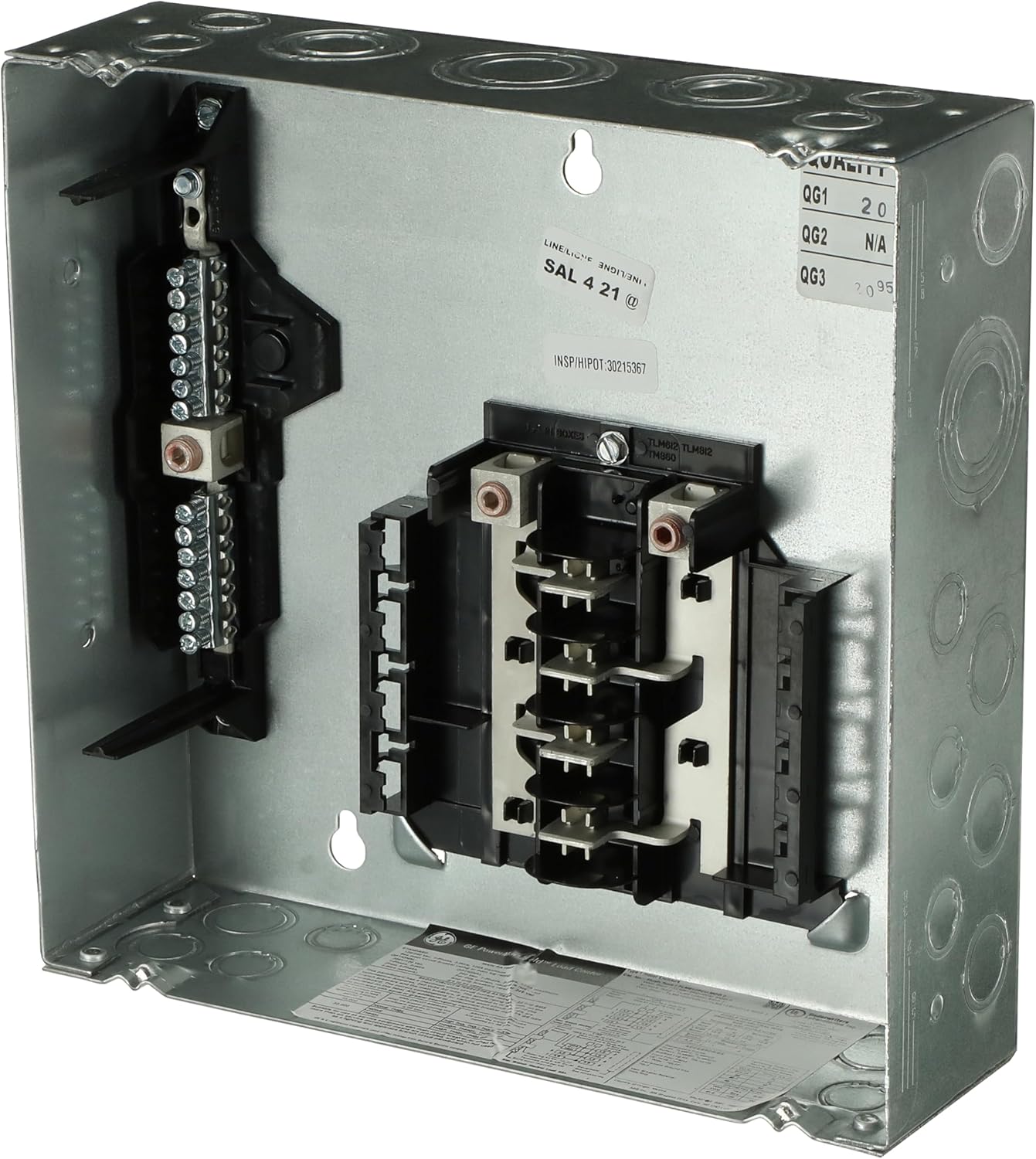 ABB TLM812SCUDP Low Voltage Load Center 125A • 125 Amp • Single-Phase • 3-Wire • 8-Space 16-Circuit • Indoor Main Lug Circuit Breaker Panel • Indoor Electrical Box Waterproof