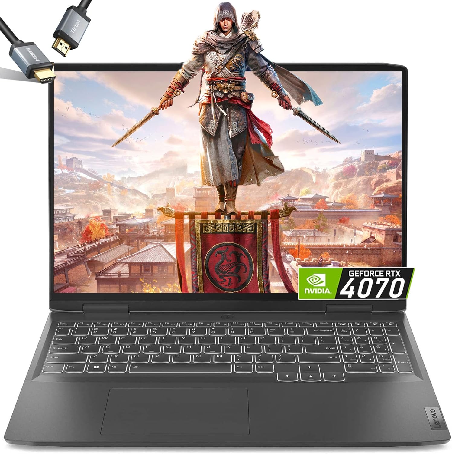 Lenovo LOQ Gaming Laptop RTX 4070 – AMD Ryzen 7 7435HS Beat i7-13705H – 15.6 FHD IPS Display G-SYNC – Backlit Keyboard – Windows 11 – Computadora Gamer – 2024 (32GB DDR5 RAM |2TB PCIe SSD)