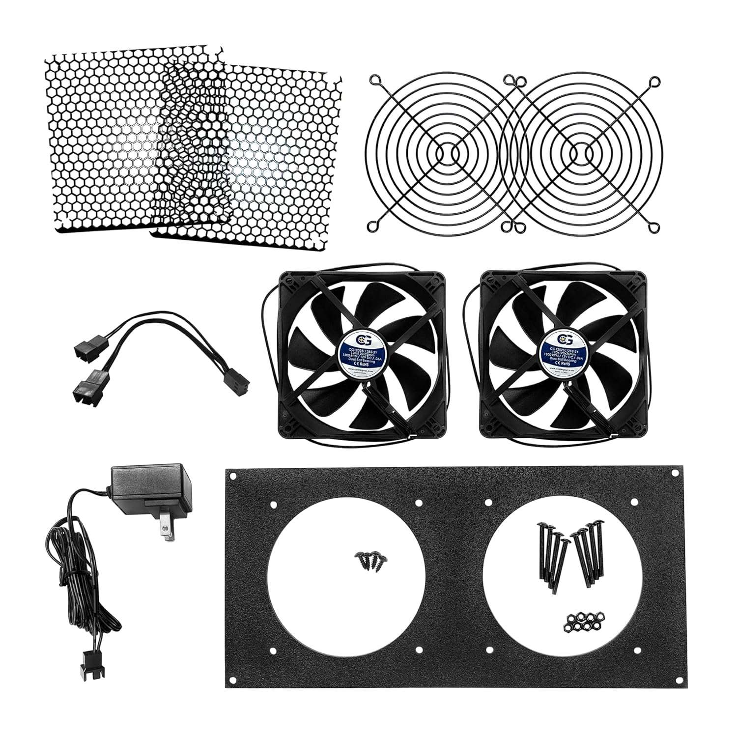 Coolerguys Dual 120mm Fan Cooling Kit