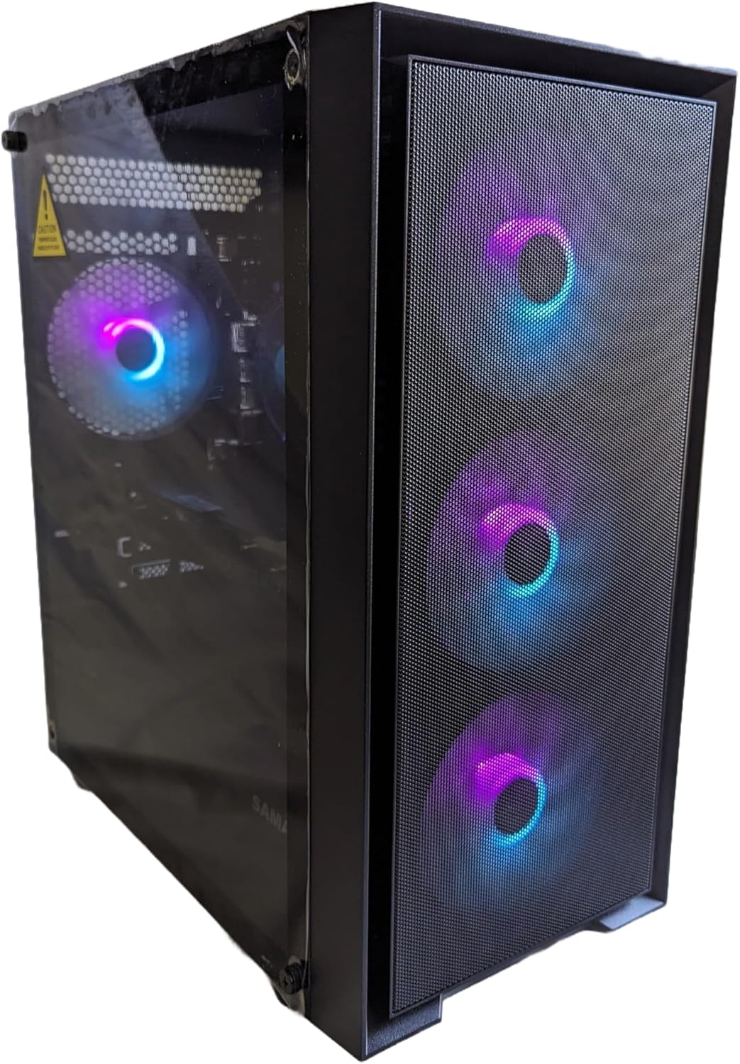 Centaurus Paladin Gaming Computer – Intel i5-12600K 4.6GHz TB 10-Core, 32GB RAM, GeForce RTX 4070 12GB, 500GB NVMe SSD, Windows 11 Pro, WiFi. Custom Gaming Desktop