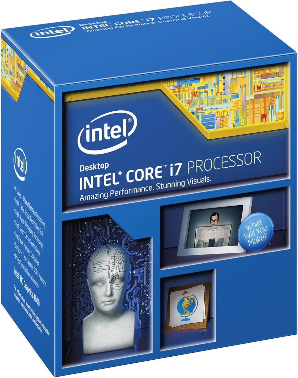 Core i7 Quad-core i7-4790K 4GHz Desktop Processor