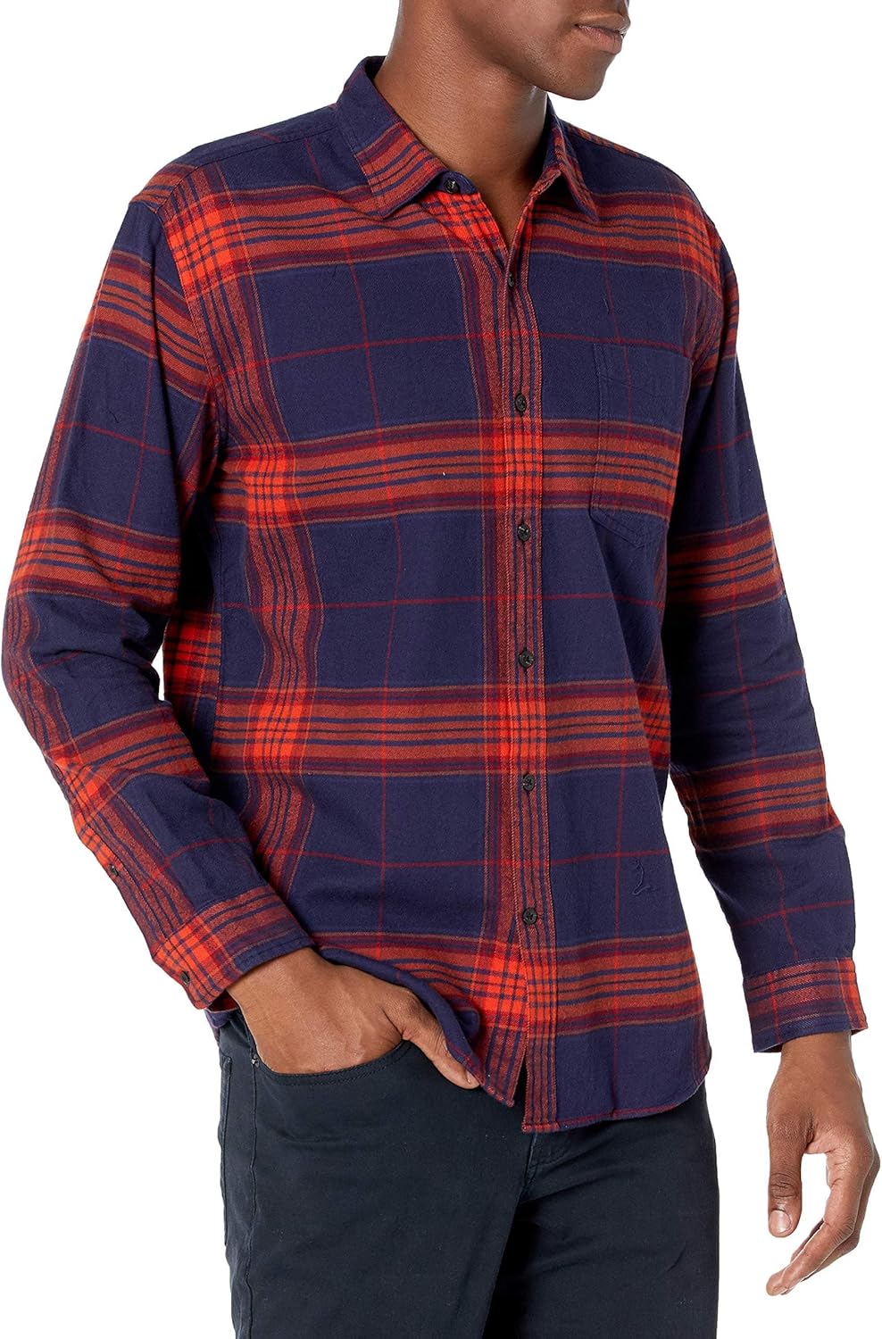 Amazon Essentials Men’s Long-Sleeve Flannel Shirt (Available in Big & Tall)