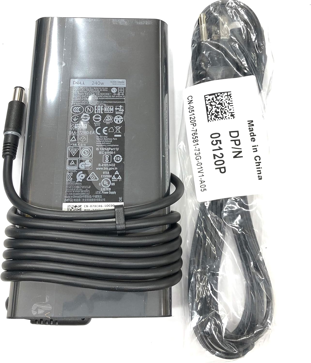 NEW DELL ORIGINAL GENUINE 240-Watt 19.5V 12.31A AC POWER SUPPLY ADAPTER CHARGER